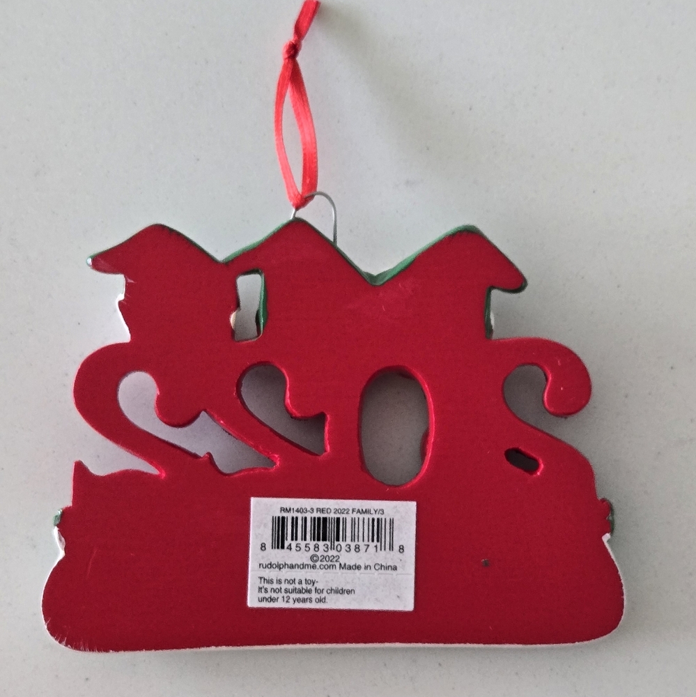 2022 Christmas Ornament • Family Of 3 🎄 - Picture 7 of 7